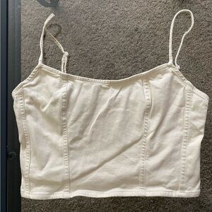 American Eagle Outfitters Cream Cami Top
